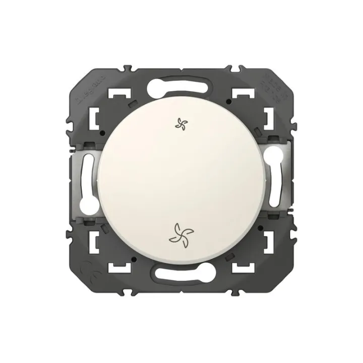 Poussoir Commande Vmc Dooxie Finition Blanc