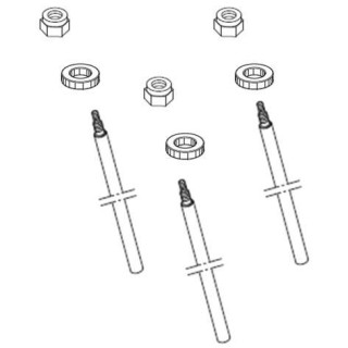 Kit 3 Tiges De Guidage Strabuc