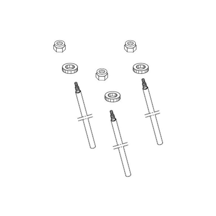 Kit 3 Tiges De Guidage Strabuc