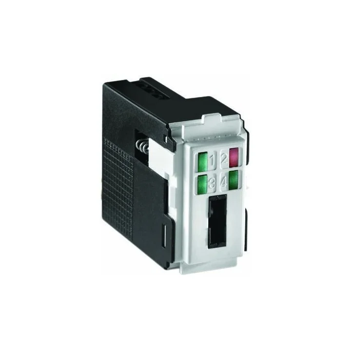 Lecteur Cle Electro B-Ticino Noir Pour Les Systèmes Intrusions