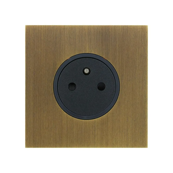 Art D'Arnould Univer Epure Prise De Courant 2P+T 16A 250V - Bronze