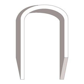 Agrafe câble diam 6mm, bte 5000 pces, long 11mm(QTE 1:LOT 5000)
