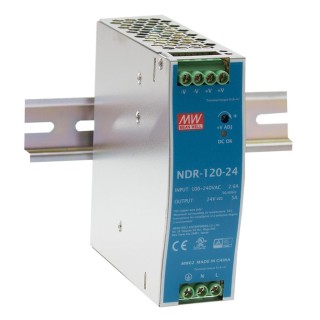 Alimentation Rail Din 120W Ve:90 - 264Vac Vs:12V/10A