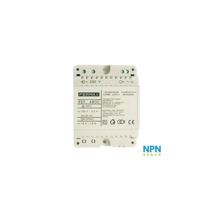 Alimentation 12Vac/1,5A. Din4