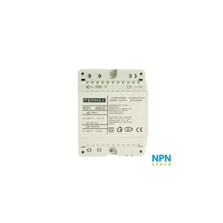 Alimentation 12Vac/1,5A. Din4