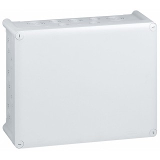 Boîte de dérivation rectangulaire pour presse-étoupe Plexo gris - 360x270x124mm
