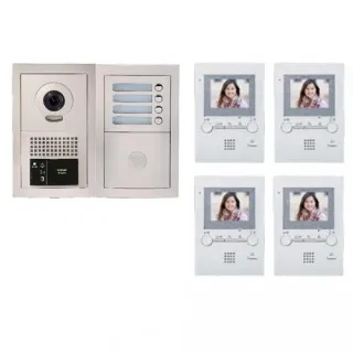 Pack Vidéo Programmé 4 Bp, Plat. Enc. Centrales, Distributeurs, Alim, 4 X Gt1M3L