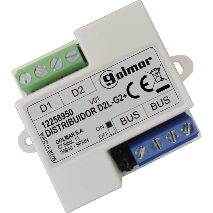 Répartiteur De Bus 2 Directions Mini Boitier, Protection Courts-Circuits (G2P)
