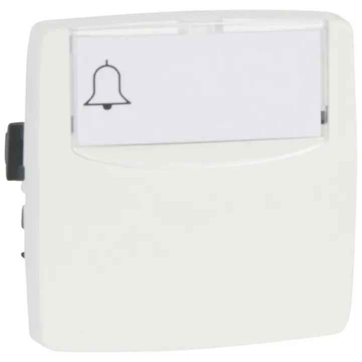 Poussoir 6A Porte-Étiquette Appareillage Saillie Composable - Blanc