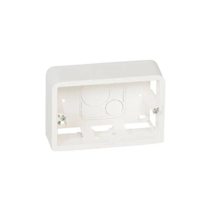 Cadre Saillie Profondeur 40Mm Mosaic Pour 3 Modules Et Support Référence 080259