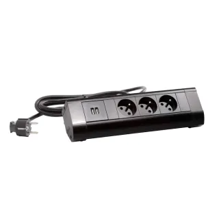 Bloc Bur 3X2P+T 2Usb