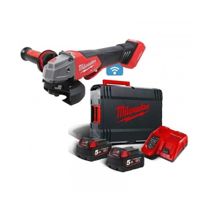 MEULEUSE D'ANGLE 125MM 18 VOLTS FUEL ONE KEY M18 ONEFSAG125XPDB-502X