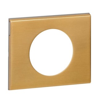 PLAQUE 1P BRONZE DORE