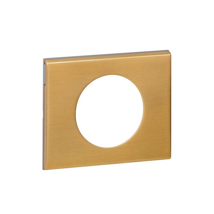 PLAQUE 1P BRONZE DORE