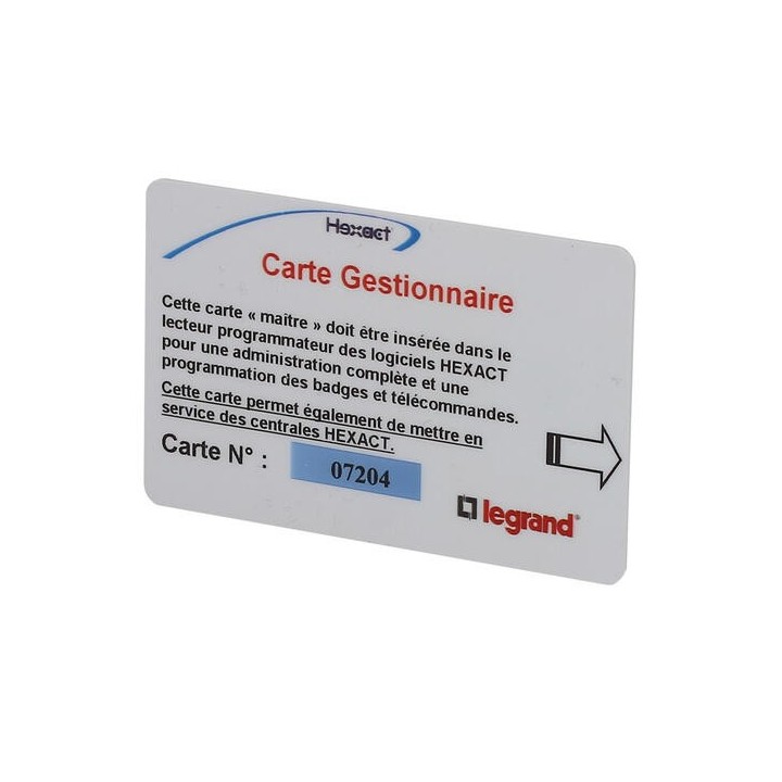 Carte gestionnaire pour contrôle d'accès VIGIK®