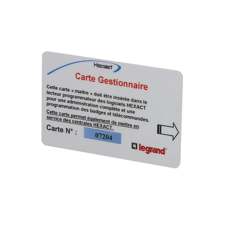 Carte Gestionnaire Pour Contrôle D'Accès Vigik®