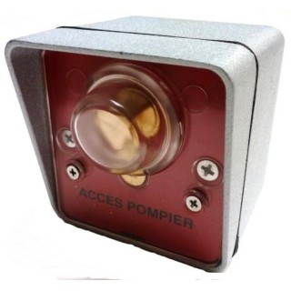 Contacteur A Cle Pompier 14 Mm Saillie - Sans Cle