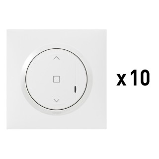 10X INTER VOLET CONNECTE BLANC