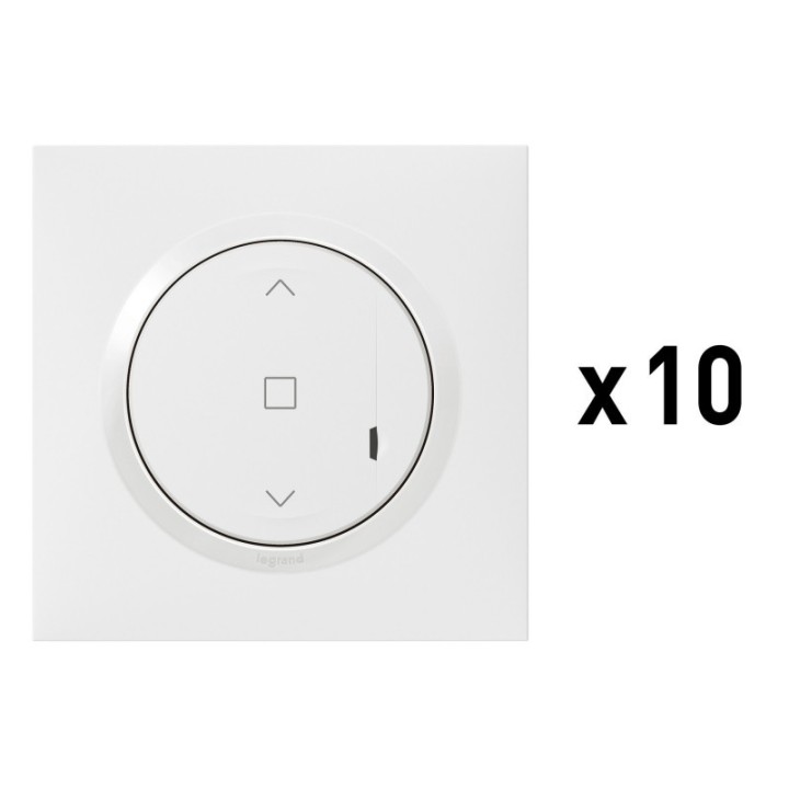 10X INTER VOLET CONNECTE BLANC