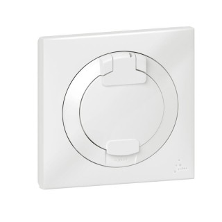 2P+T Ip44 Blanc