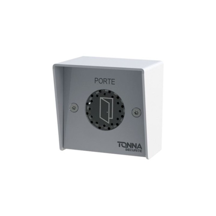 Cadre saillie pour bouton poussoir de sortie CAPACITIF-Dim. 80x8