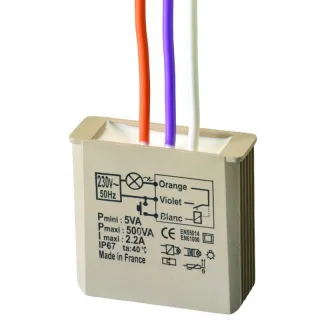 Micromodule Télévariateur Encastré Filaire 500W