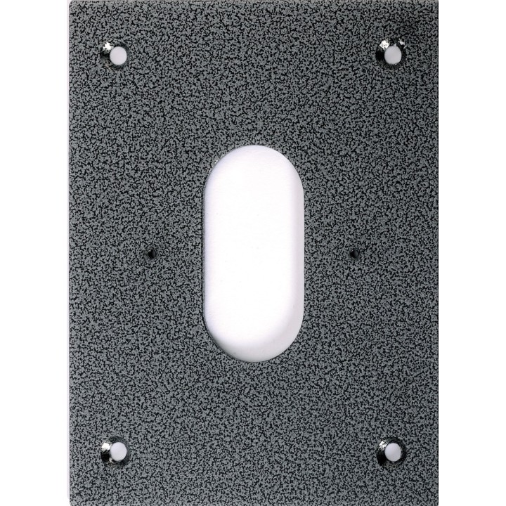 FACADE INOX pour intégration sur potelet  140008