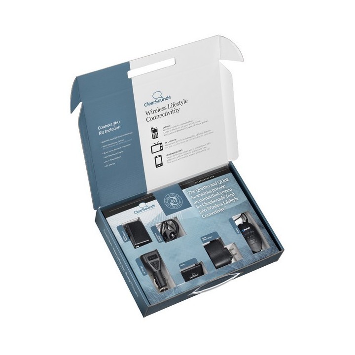 KIT BLUETOOTH ampli+émetteur QLINK+acc.