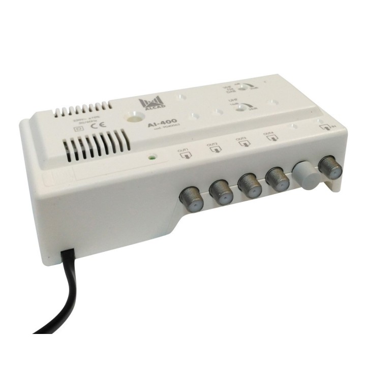 AMPLI d'intérieur 1e.//4sorties UHF 25dB