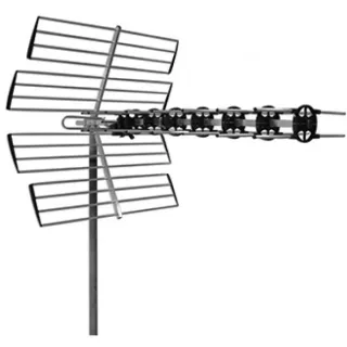 Antenne Mx, Réception Tnt Uhf Avec La Meilleure Performance, Gain 15Dbi