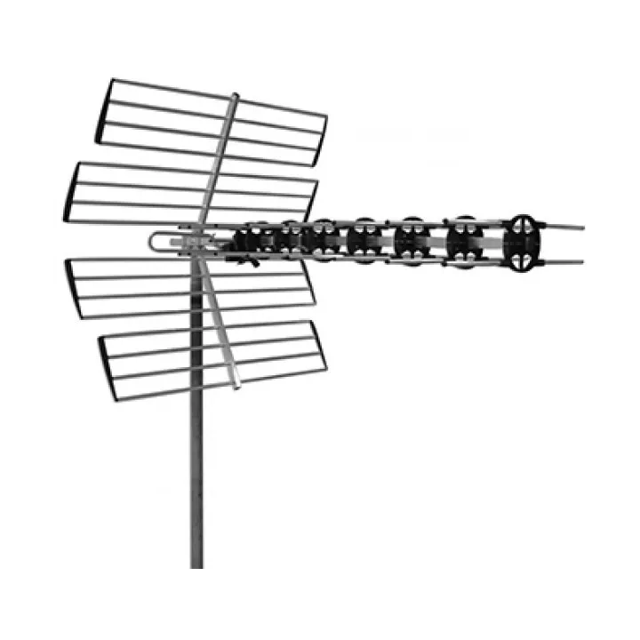 Antenne Mx, Réception Tnt Uhf Avec La Meilleure Performance, Gain 15Dbi