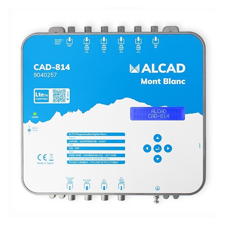 CENTRALE PROGRAMMABLE TV+1 SAT