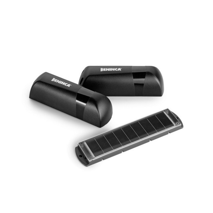 JEU de PHOTOCELLULES en applique BATTERIE pour l'EXTERIEUR