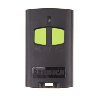 TELECOMMANDE 433MHz 2 canaux  BENINCA  WV-NOIR