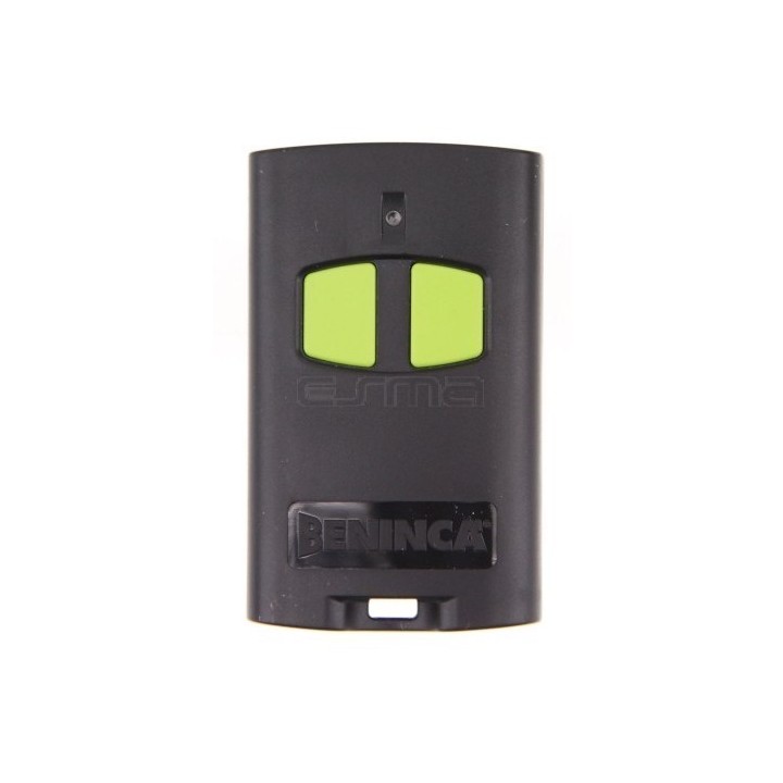 TELECOMMANDE 433MHz 2 canaux  BENINCA  WV-NOIR