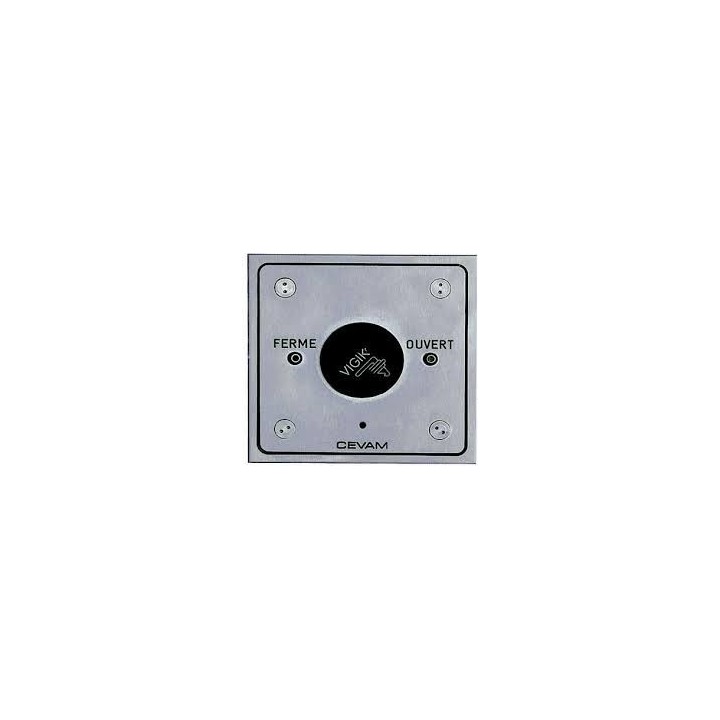 Boitier Inox Complet Avec Façade 110110 Et Ø25 Norme Pmr