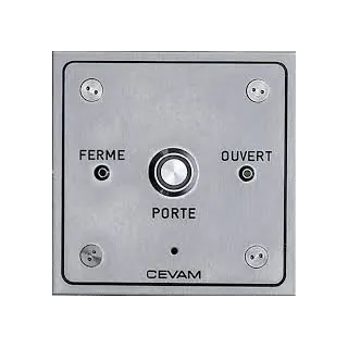 Bouton Poussoir Eclaire 110X110 Pmr