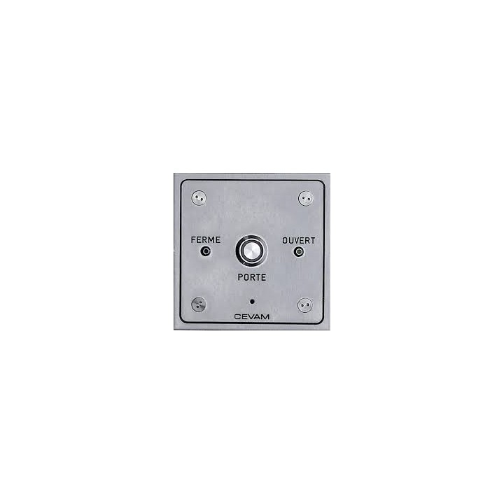 BOUTON POUSSOIR ECLAIRE 110X110 PMR