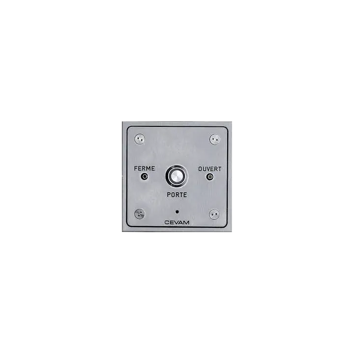 Bouton Poussoir Eclaire 110X110 Pmr