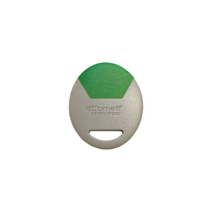 Badge électronique de proximité vert, adapté pour identifier rapidement une