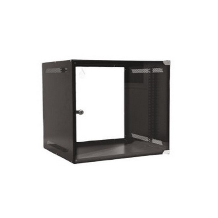 COFFRET MURAL 19'' 6U  540 x 450 x 329  noir  en KIT
