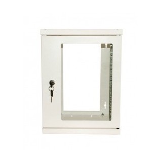 COFFRET mural fixe 10"  8U  BLANC  H.420xl.315xP.300 monté