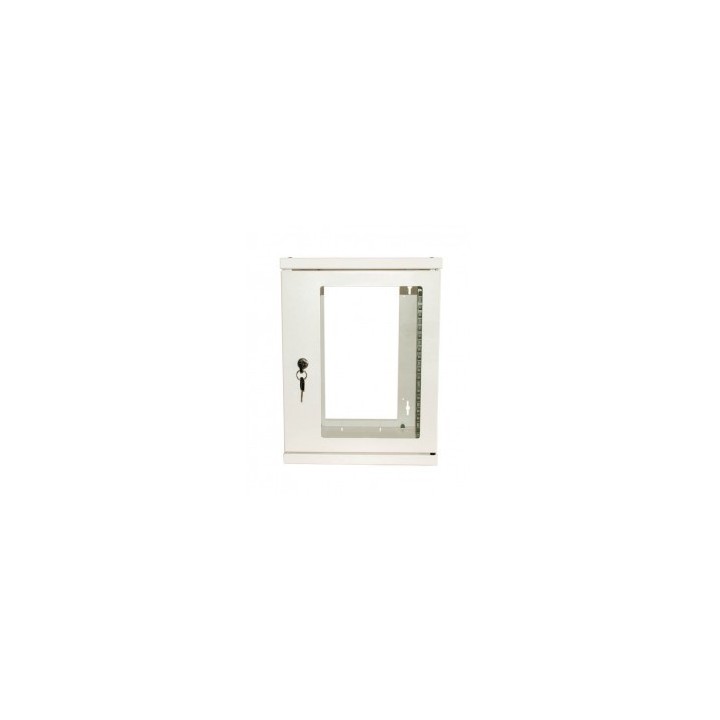 COFFRET mural fixe 10"  8U  BLANC  H.420xl.315xP.300 monté