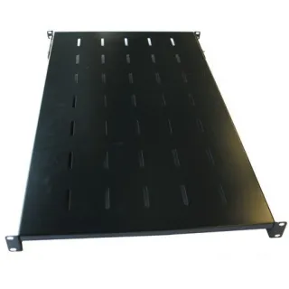 Etagère Fixe 19¨ 1U Prof. 350 Fixation Avant Et Arrière Noire