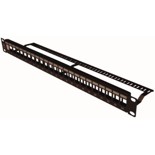 PANNEAU de BRASSAGE  19'' NU 1U  24 ports  non équipé