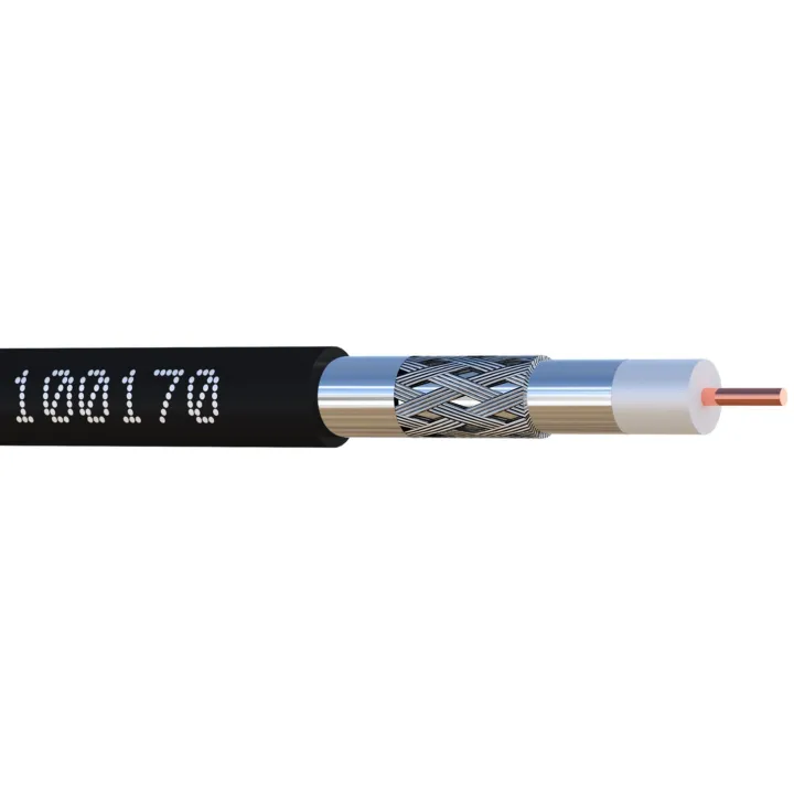 Box Câble Câble Coax 17Patc Classe A Noir Dévidoir 250M