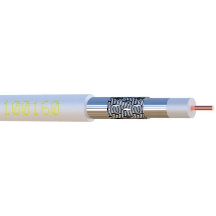 BOX CABLE COAX 17VAtC classe A   BLANC dévidoir 250m