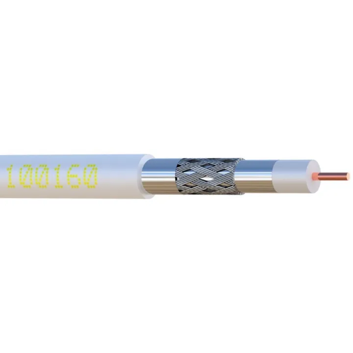 Box Câble Câble Coax 17Vatc Classe A Blanc Dévidoir 250M