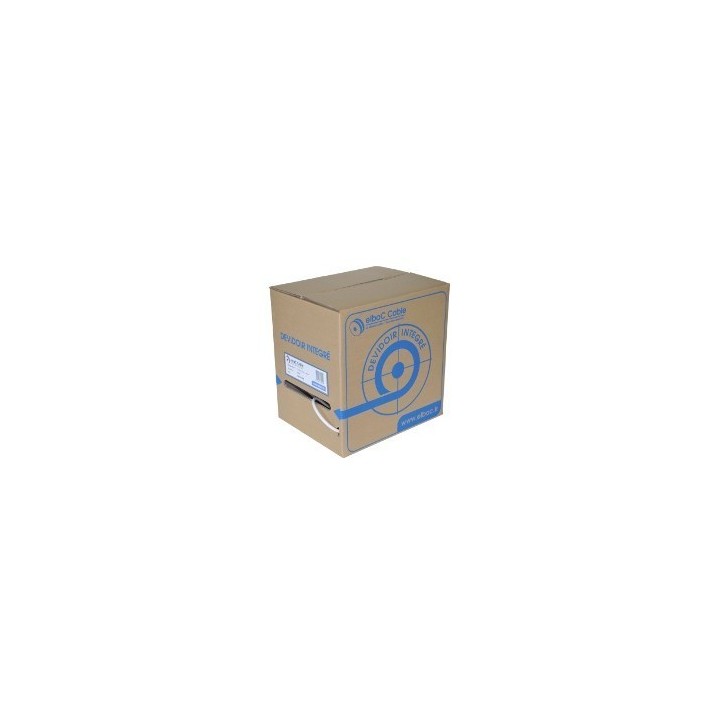 BOX CABLE COAX 17VAtC classe A   BLANC dévidoir 250m