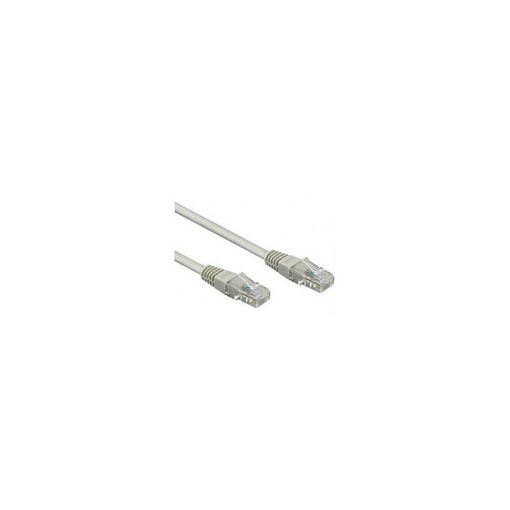 CORDON RJ45 cat6A SFTP  mâle//mâle 0m50  GRIS